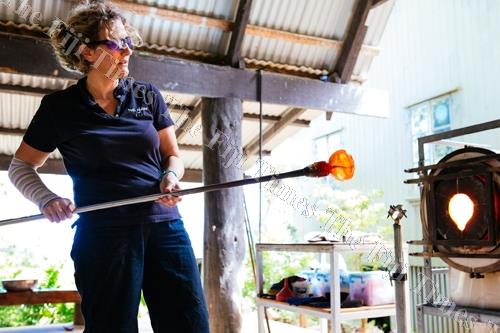 Fiji's first hand blown glass company in Korotogo